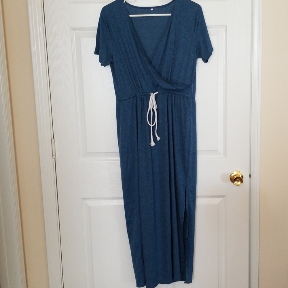 Jersey maxi dress